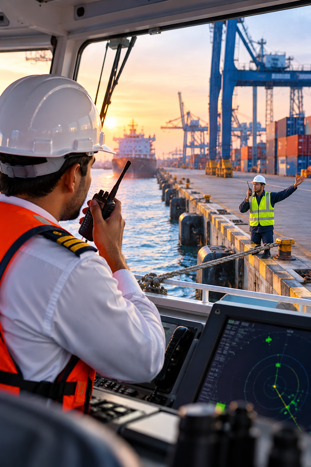 Ship shore maritime operations